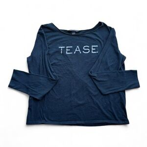 Victoria's Secret Black Long Sleeved Fop